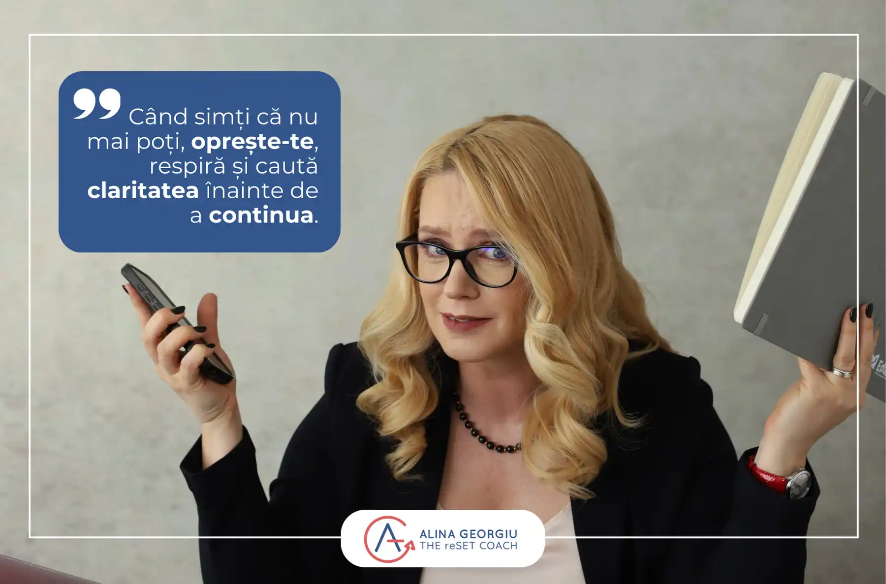 <Ce faci când simți că nu mai poți?  Sau cum să ai claritate în loc de burnout